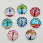 New tree crystal glass fridge magnet Refrigerator Magnetic Stickers home decor