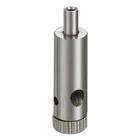 Suspension components cable gripper with the knurl cap and base for lighting/lamp hanging system