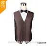 New Arrivals Branded Cheap Traditional Design Brown Waistcoats for Men