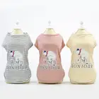 Cute Cat Costume T shirts Clothes For Dog Pet Vest Dog Clothing Spring Summer New Style Little White Bear Vest dh shirts