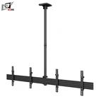 Made In China Tilt Telescoping Ceiling Mount TV Bracket For Dual Screens