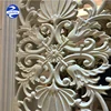 Floral design stone relief wall sculpture openwork carving marble