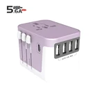 Wontravel Patent high quality universal travel adapter Type C USB charger mobile phone accessories
