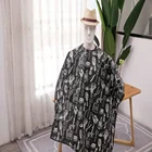 custom printed disposable peva Hairdressing Cape plastic hair cutting cloth