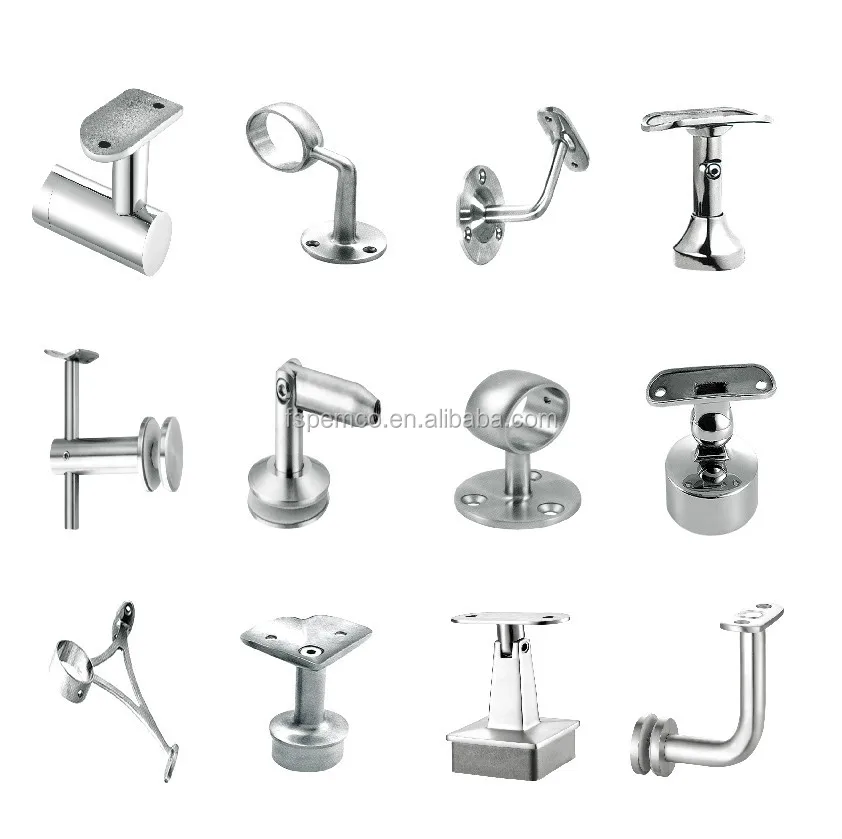Wholesale Wall Mounted Ss Stair Railing Pipe Bracket Stainless Steel