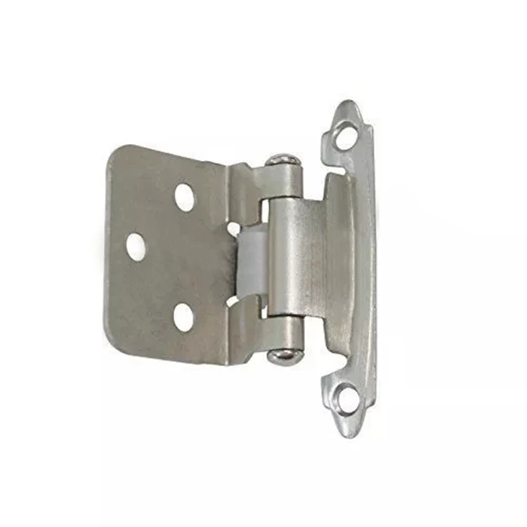 Brushed Satin Nickel Kitchen Cabinet Cupboard Door Hinges Self