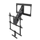Swivel Tilt Adjustable Pull Down Fireplace TV Wall Mount For 42"-65" Flat LCD Displays