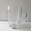 Blue Colored Hobnail Water Glass pitcher
