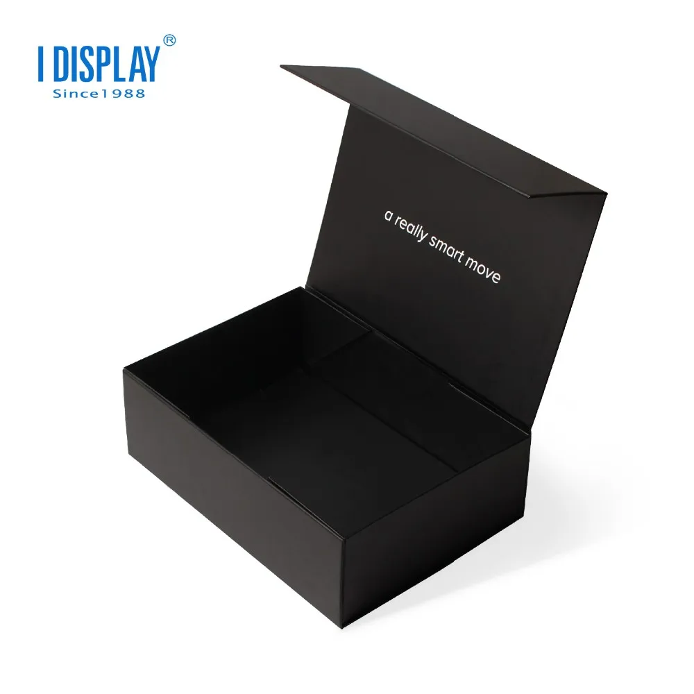 accept design magnetic paper gift packaging boxes foldable paper