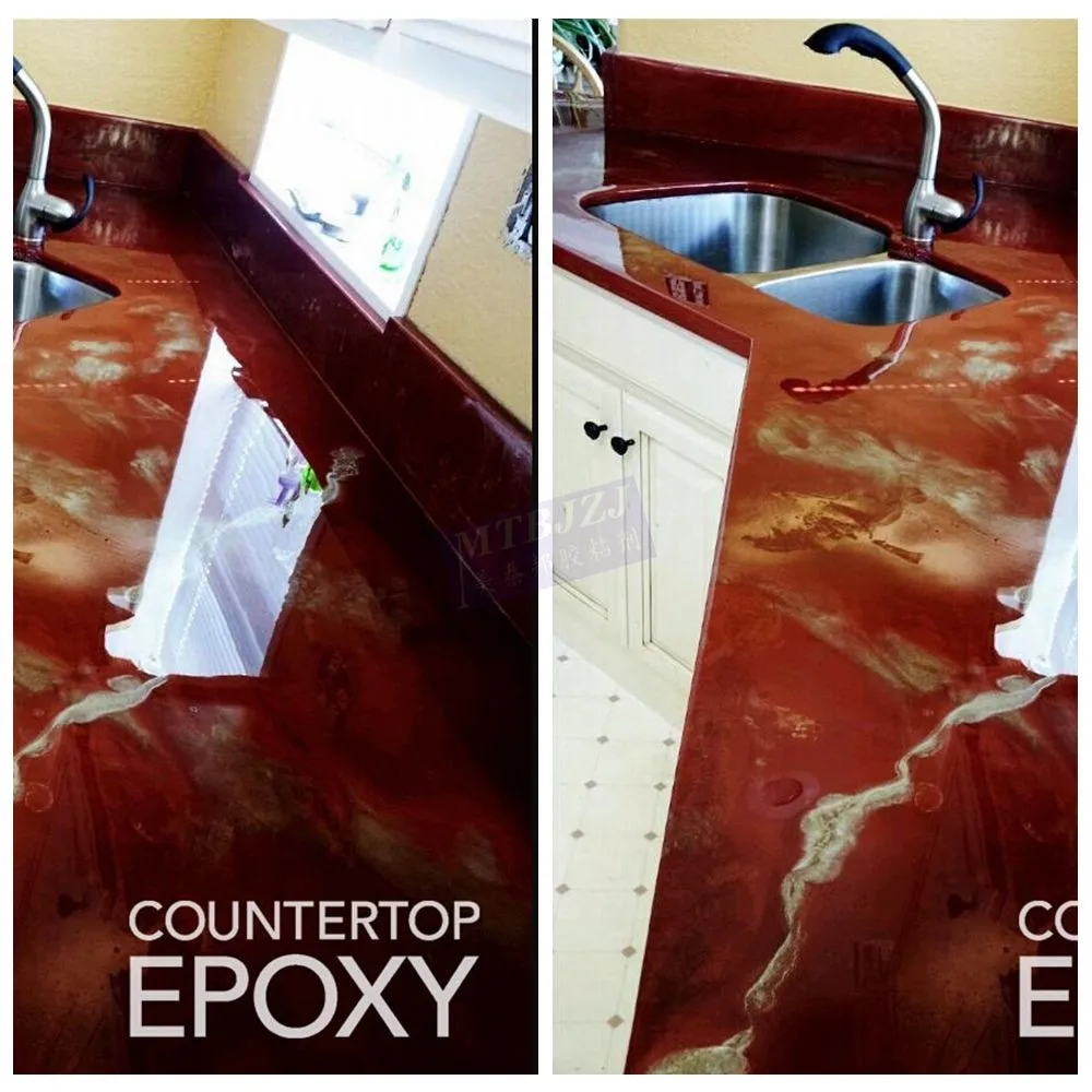 Two Components Epoxy Resin System For Metallic Countertops Buy