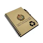 Wholesale high quality office school kraft paper spiral note book pen