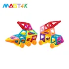 MAGT4K 108Pcs High Transparency Magnetic Blocks Toys For Preschool Children Creative Toys