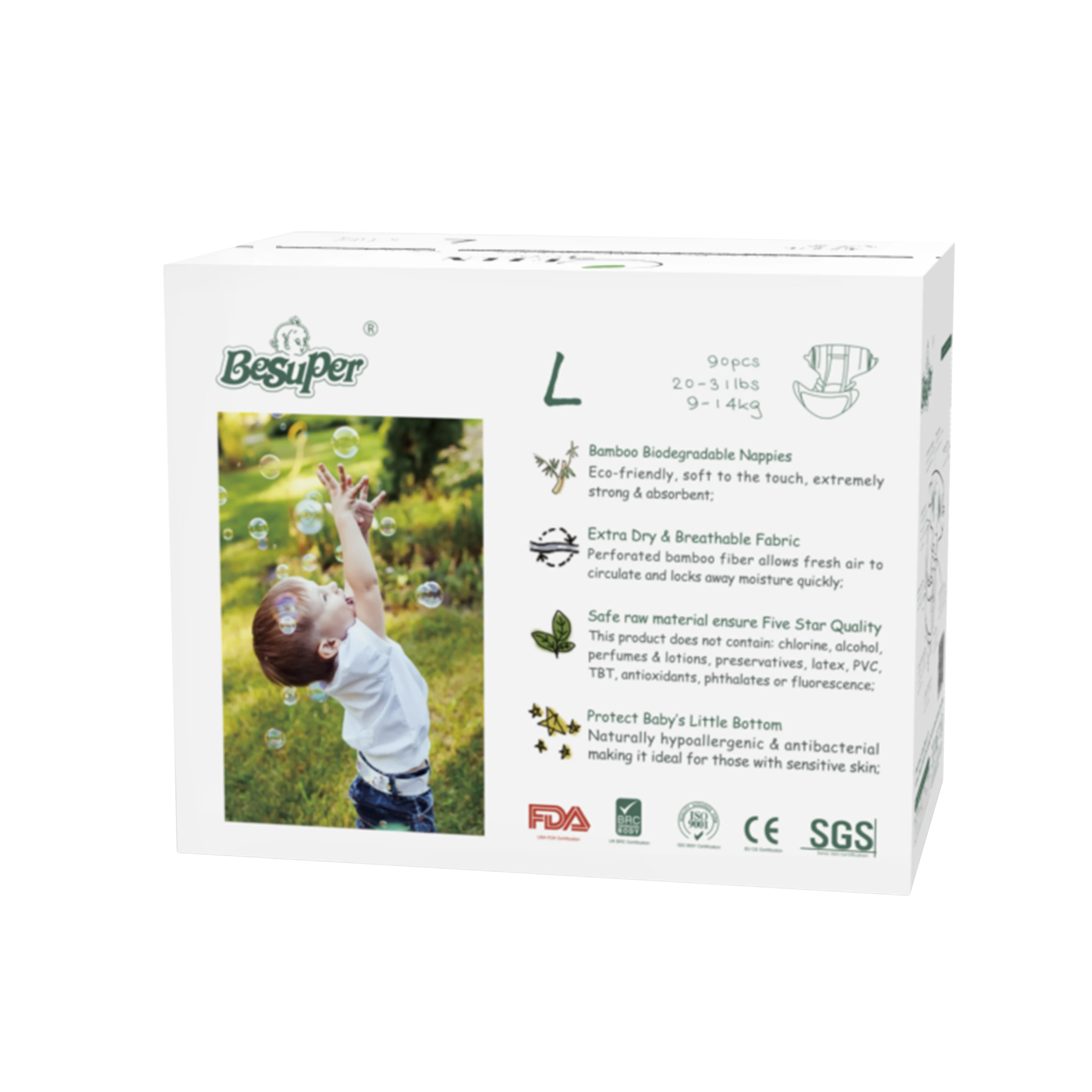 bamboo compostable diapers