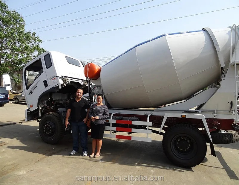 6 m3 concrete mixer truck self-loading concrete mixer truck
