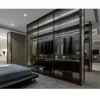 New design glass wardrobe with Top & bottom panel made in China