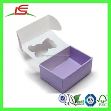 E0190 Custom Printed Empty Corrugated Shoe Box For Packaging Baby Children Shoes