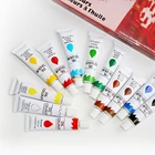 12 ml Aluminium Tube Packing Oil Paint 12 Color Set For Canvas Painting