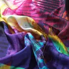Free shipping 12mm digital printed silk habotai silk fabric floral