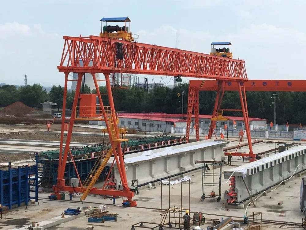 Girder metro suspension bridge construction gantry crane for sale