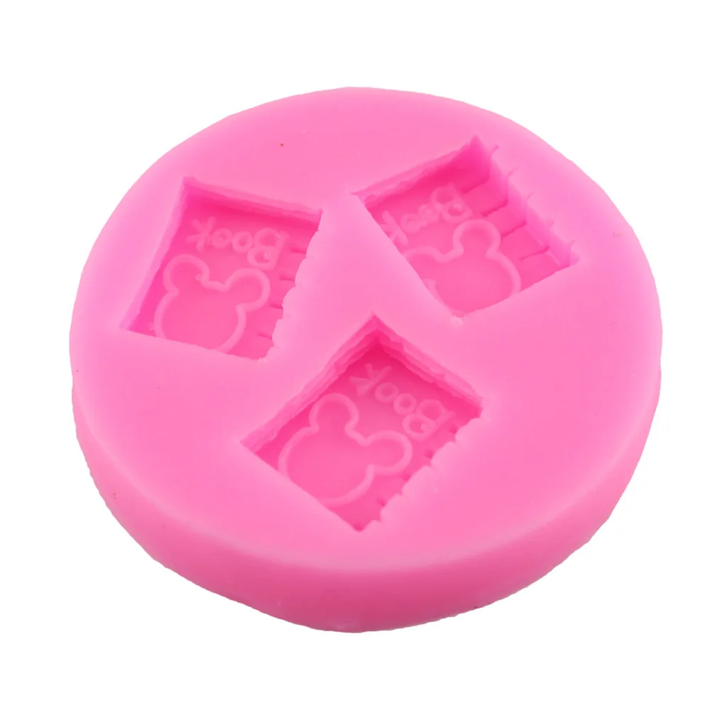 Food grade silicone cake mould handmade soap mold silicone 3D mode chocolate chip Mickey Mouse notebook taobao 1688 agent