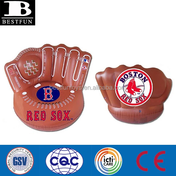 High Quality Inflatable Baseball Glove Shape Chair Outdoor Giant