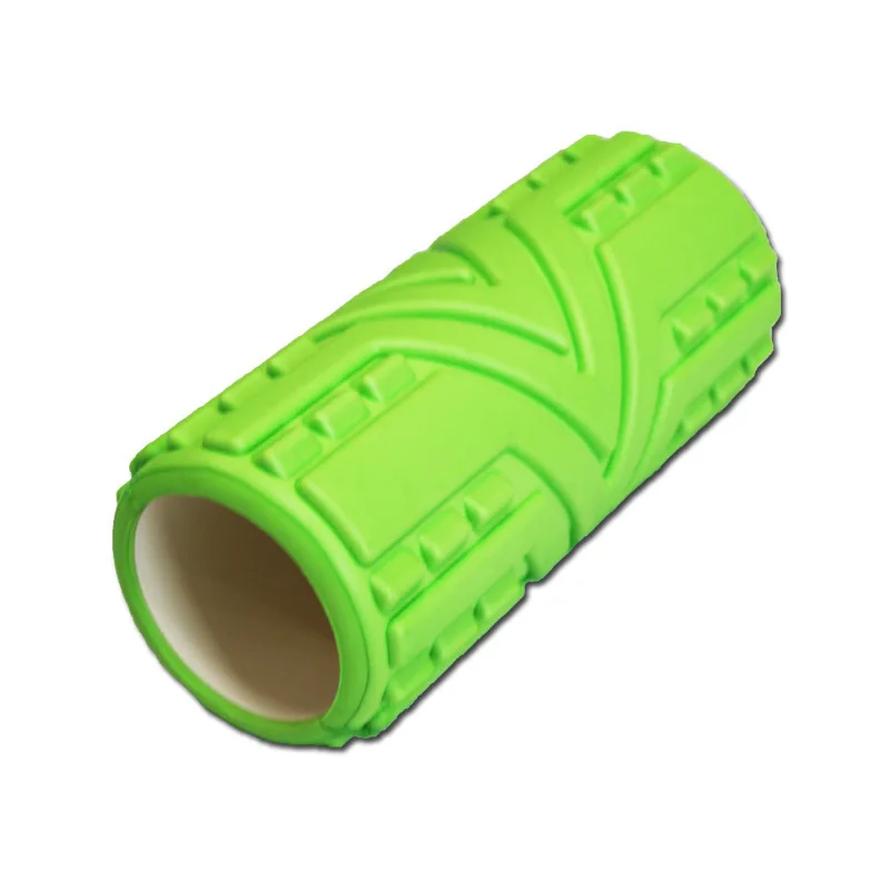 Professional EVA arrow carved hollow core foam roller tetured deep -tissue massage roller yoga fitness roller