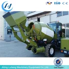 skype : luhengMISS 1.5 cubic meters truck mounted concrete mixer,mobile concrete mixer with mixing pump