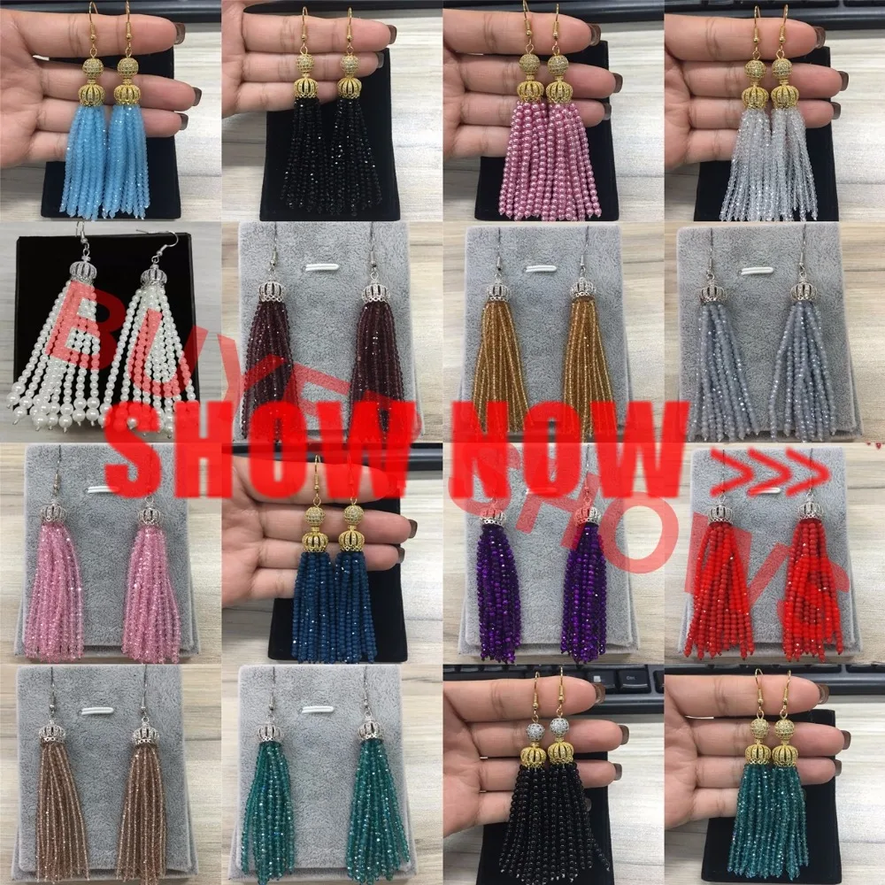 Tassel Crown Earrings