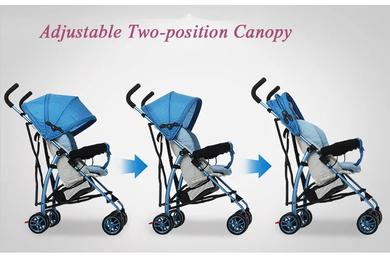 Lightweight Baby Stroller Pram of Aluminum Frame