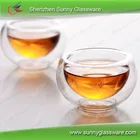 Wholesale 50ml Handmade Borosilicate Double Wall Glass Bowl discount