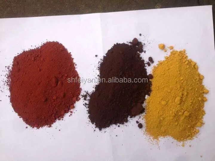 coloured powder ferric oxide brown inorganic pigment