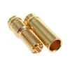 CNC machined gold plated brass battery connector,banana plug connector for battery charger
