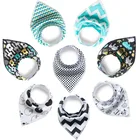 Skin-friendly Cotton Children Bib Towel Wholesale Cheap Waterproof Soft Comfortable Promotion Baby Bibs