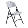 modern metal leg plastic folding chair outdoor