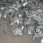 Carbon Steel Pole Clamp Factory Supply Pole Band Cable Hoop Suspension Wire Hoop Clamp