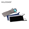 2018 taobao new Soft microfiber cloth pouch for sunglasses Glasses carrying bags small drawstring pouches