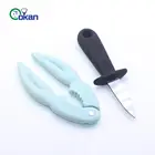 Hot Sale Stainless Steel Shellfish Clam Shucker Oyster Opener Seafood Tool Oyster Knife Crab Cracker