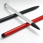 aluminum alloy stylus pen for ipad new stylus pen for touch screen 2 in 1 promotional pen with screen stylus