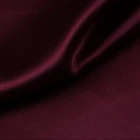 Howmay heavy satin silk fabric 30m/m 43" 114cm 100% silk fabric burgundy for evening dress wedding gown