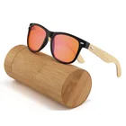 China bamboo arms anti blue light glasses eyeglasses