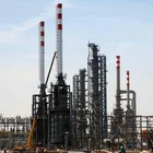 motor oil vacuum distillation tower in fractional distillation unit