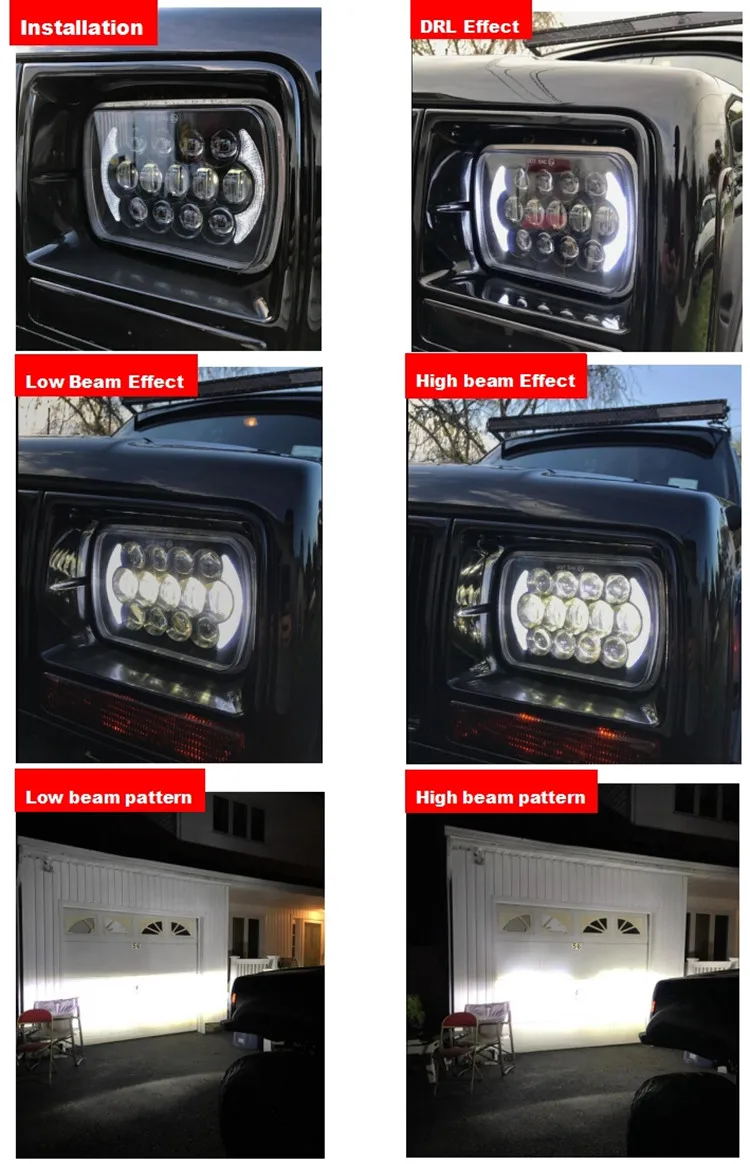 5X7 LED headlight-ONLY from LOYO