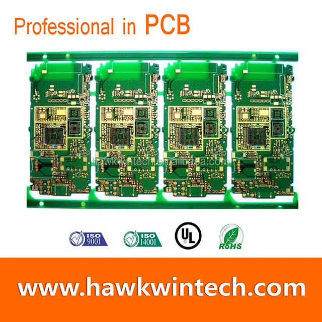 Quick Turn BGA 4 6 8 Multi-layers Printed Circuit Board player PCB