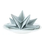 Brilliant banquet pre folding paper napkin set dinner application cotton feel serviettes for Christmas