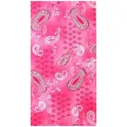 custom printed multifunctional microfiber 100% polyester seamless red tube sport bandana