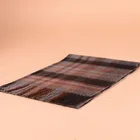 High quality cashmere checked style square scarf for men