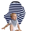 Fashion Striped Stroller Cover Scarf Stretchy Shopping Cart Cover Babies Carseat Cover