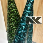 NK P023 PU+TPU soft printed glitter fabric leather for bags and shoes