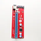 NewOne Pci express 1x to 16x pci-e pcie riser card extender 15pin sata adapter with usb 3.0 pci-e extension riser