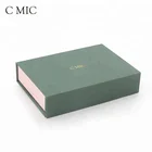 Customized Logo Branded Folding Magnetic Flat Paper Velvet Single Gift Watch Box